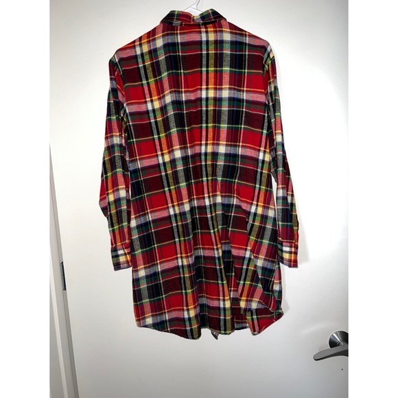 Lauren Ralph Lauren Multicolor Plaid Flannel Shirt Size Medium - Picture 7 of 8